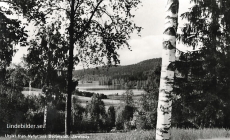 Nora, Utsikt från Nyhyttans Badanstalt, Järnboås 1955 Nora, Utsikt från Nyhyttans Badanstalt, Järnboås 1955