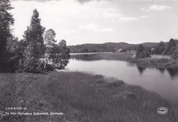 Vy från Nyhyttans Badanstalt , Järnboås