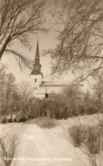 Lindesberg, Kyrkan från Oskarsparken Lindesberg, Kyrkan från Oskarsparken