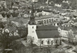 Flygfoto kyrkan i lindesberg Flygfoto kyrkan i lindesberg