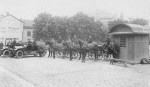 Örebro Droskstation Järntorget 1912