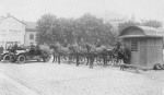 Örebro Droskstation Järntorget 1912