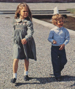 Carl Philip med syster Victoria 1984 Carl Philip med syster Victoria 1984