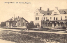 Örebro, Järnvägsstationen och Hotellet Fjugesta Örebro, Järnvägsstationen och Hotellet Fjugesta