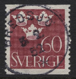 Bredsjö Frimärke 5/2 1952