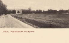 Örebro, Asker, Baptistkapellet och Kyrkan 1911 Örebro, Asker, Baptistkapellet och Kyrkan 1911