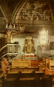 Örebro, Laxå Romundeboda Kyrka, Interiör Örebro, Laxå Romundeboda Kyrka, Interiör