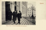 Oscar II och Gustaf Adolf ,Upsala 1902 Oscar II och Gustaf Adolf ,Upsala 1902