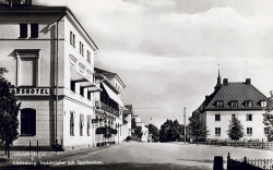 Lindesberg. Stadshotellet och Sparbanken