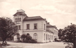 Järnvägsstationen, Frövi 1940 Järnvägsstationen, Frövi 1940