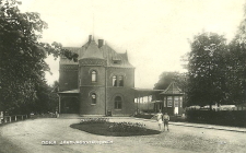Nora Järnvägsstationen 1934 Nora Järnvägsstationen 1934