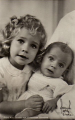 Christina och Carl Gustaf 1946 Christina och Carl Gustaf 1946