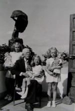 Margareta, Gustav V, Desiree och Birgitta Margareta, Gustav V, Desiree och Birgitta