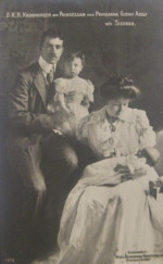 Gustaf VI Adolf, Margaret, Gustaf Adolf och Sigvard Gustaf VI Adolf, Margaret, Gustaf Adolf och Sigvard