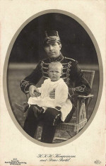Gustaf VI Adolf och sin son Prins Bertil Gustaf VI Adolf och sin son Prins Bertil