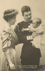 Margaret med sin man Gustav o pojke Gustaf Adolf Margaret med sin man Gustav o pojke Gustaf Adolf