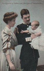 Margaret, Gustaf VI Adolf och Gustaf Adolf 1906 Margaret, Gustaf VI Adolf och Gustaf Adolf 1906