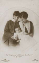 Margaret, Gustaf och Carl Johan 1916 Margaret, Gustaf och Carl Johan 1916