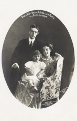 Wilhelm, Maria och sonen Lennart Wilhelm, Maria och sonen Lennart