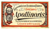 Örebro, Askenbäcks Tekniska Fabrik, Apollinaris