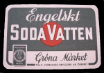 Örebro Bryggeri Norlings Engelskt Soda Vatten Örebro Bryggeri Norlings Engelskt Soda Vatten