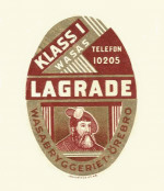 Örebro Bryggeri Wasa Lagrade Klass 1 Örebro Bryggeri Wasa Lagrade Klass 1