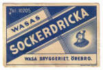 Örebro Bryggeri, Wasa Sockerdricka Örebro Bryggeri, Wasa Sockerdricka