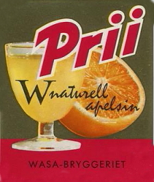 Örebro Wasabryggeriet, Prii, w Naturell Apelsin Örebro Wasabryggeriet, Prii, w Naturell Apelsin