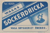 Örebro, Wasabryggeriet, Sockerdricka Örebro, Wasabryggeriet, Sockerdricka