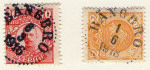 Kopparberg Bångbros Frimärke 8/3 1916, 1/6 1918 Kopparberg Bångbros Frimärke 8/3 1916, 1/6 1918