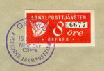 Örebro Frimärke Lokalposten 15/3 1945 Örebro Frimärke Lokalposten 15/3 1945