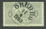 Örebro Frimärke 11/4 1893 Örebro Frimärke 11/4 1893