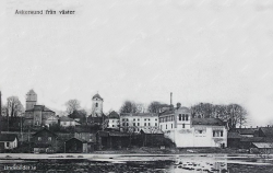 Askersund från väster 1915 Askersund från väster 1915