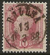 Rällså Frimärke 13/3 1888