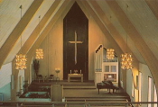 Karlskoga Baptistkyrkan, Interiör Karlskoga Baptistkyrkan, Interiör