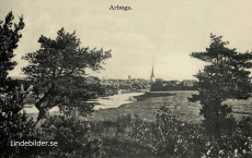 Vy över Arboga 1908 Vy över Arboga 1908