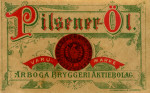 Arboga Bryggeri AB Pilsener öl Arboga Bryggeri AB Pilsener öl