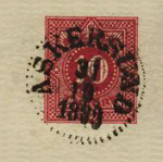 Askersund Frimärke 31/10 1889 Askersund Frimärke 31/10 1889