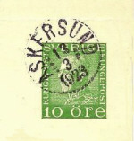 Askersund Frimärke 13/3 1923 Askersund Frimärke 13/3 1923