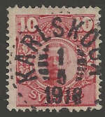 Karlskoga Frimärke 1/5 1918 Karlskoga Frimärke 1/5 1918