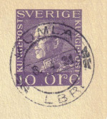 Kumla Frimärke 8/4 1921 Kumla Frimärke 8/4 1921