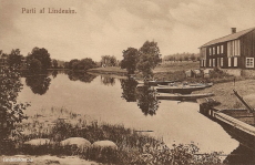 Lindesberg Parti af Lindesån 1922 Lindesberg Parti af Lindesån 1922