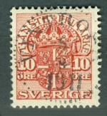 Vintrosa Frimärke 5/9 1911