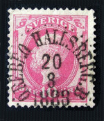 Hallsberg Frimärke 20/8 1888