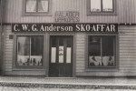 CWG Andersson skoaffär kungsgatan 1910