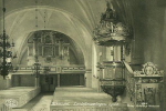 Askersund, Landsförsamlingens Kyrka, Interiör 1921 Askersund, Landsförsamlingens Kyrka, Interiör 1921