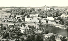 Utsikt över  Askersund 1948