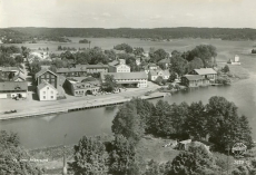 Vy över Askersund 1957