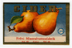 Frövi Bryggeri, Mineralvattenfabriken Cider Frövi Bryggeri, Mineralvattenfabriken Cider