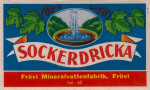 Frövi Bryggeri, Mineralvattenfabriken SockerDricka Frövi Bryggeri, Mineralvattenfabriken SockerDricka